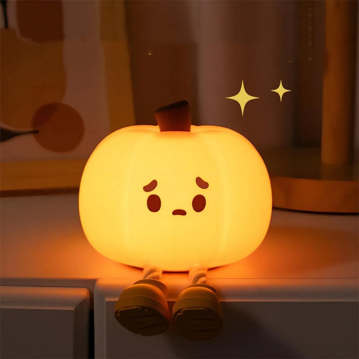 Lámpara calabaza recargable por USB