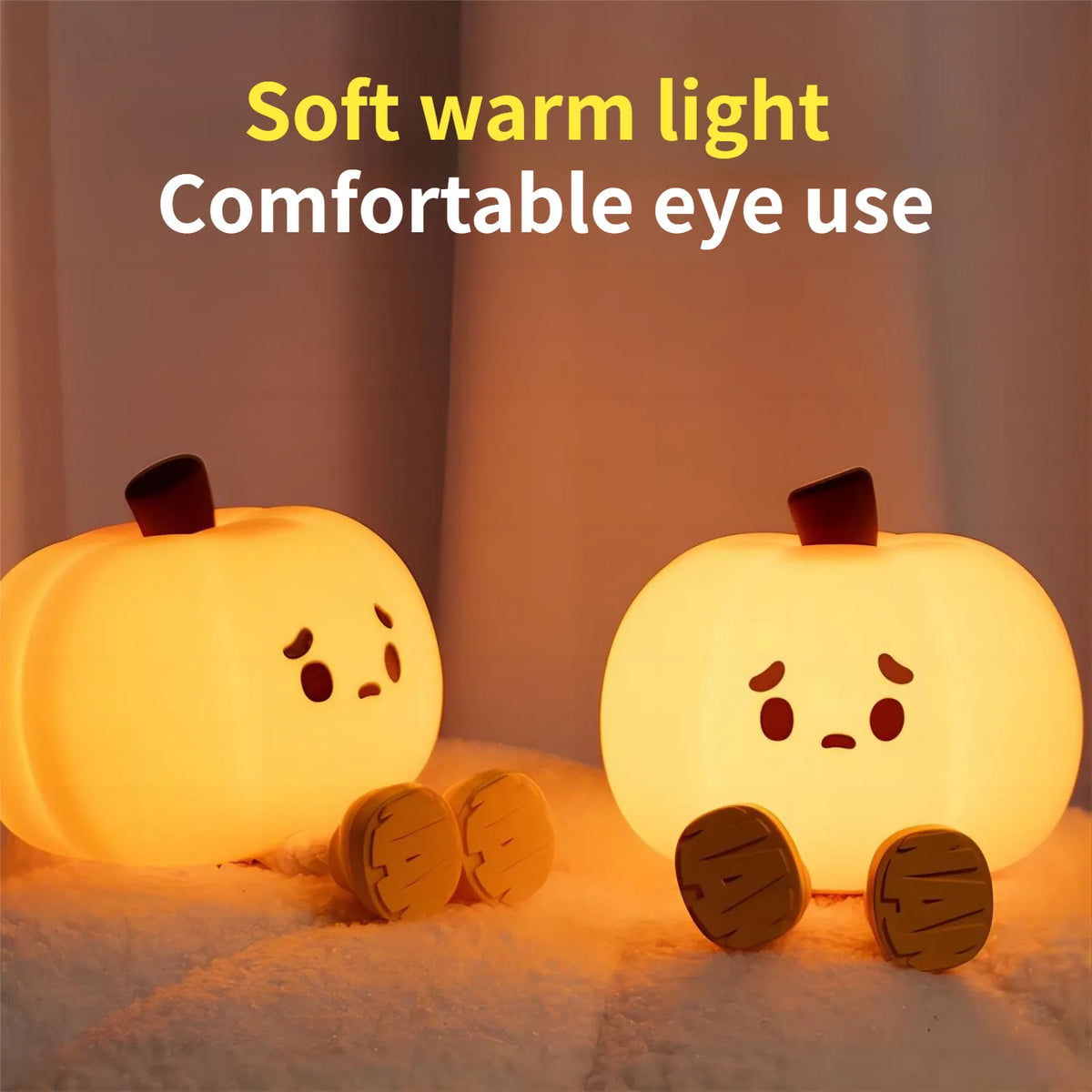 Lámpara calabaza con temporizador de 30 minutos